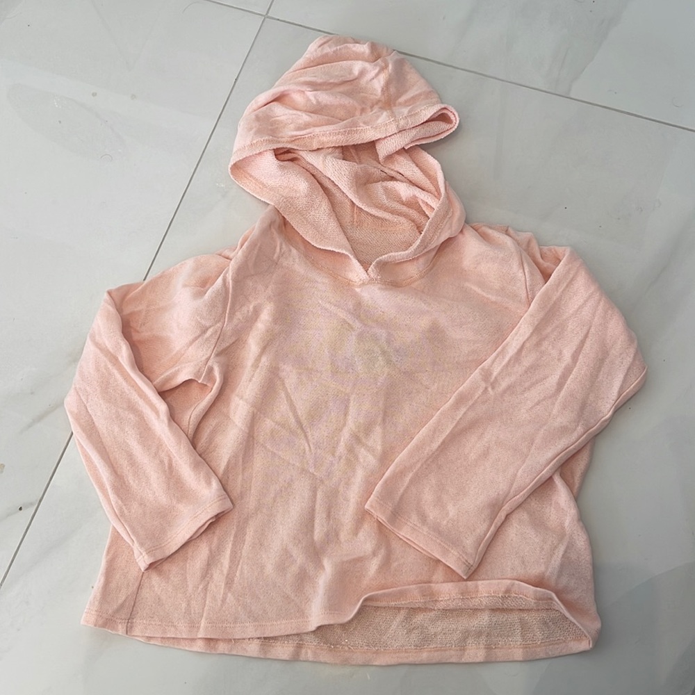 Blue Life Pink Open Back Sweater